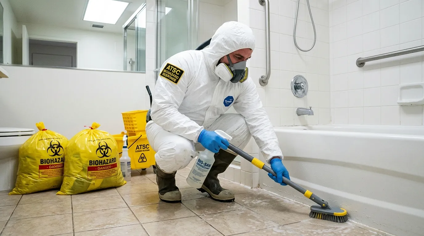 Decontamination equipment deployed for Blood Cleanup in University Heights